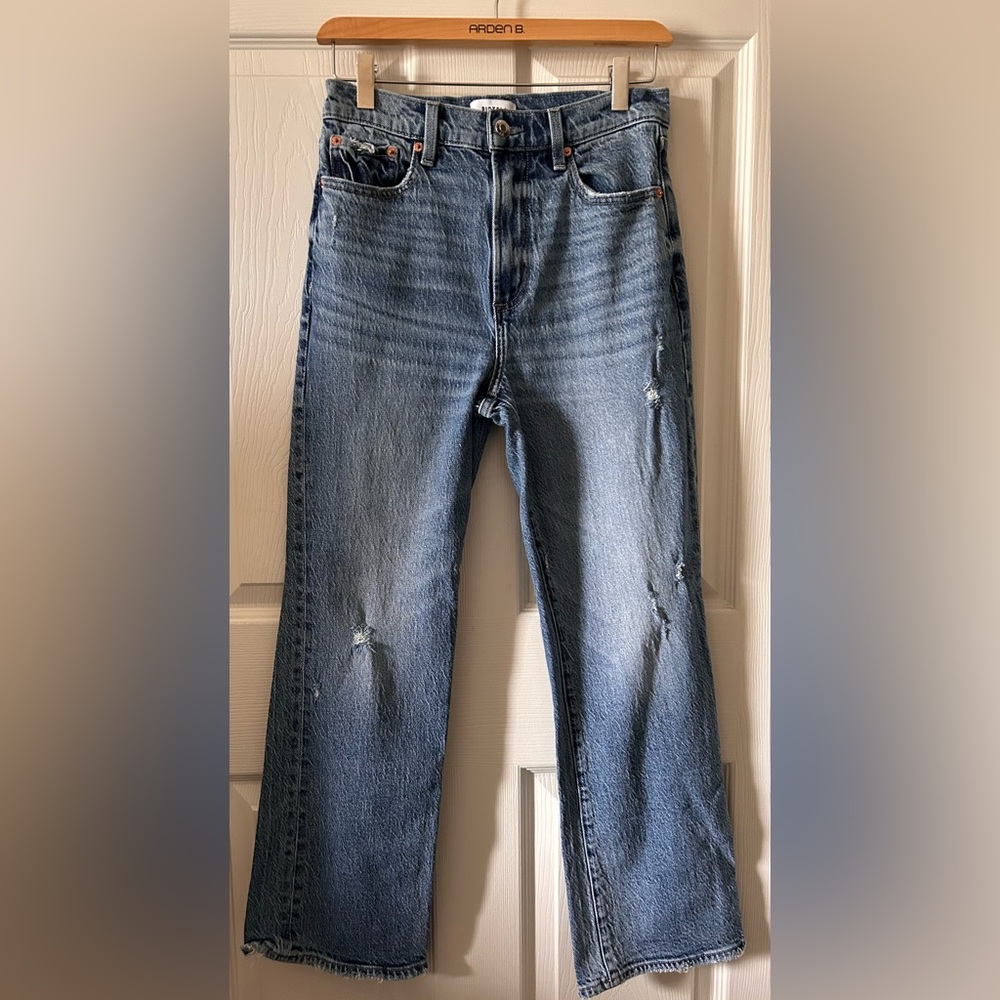 Pistola Lightly Distressed Med Wash‎ Blue Jeans Cotton Blend Sz 27 Grunge Sleaze